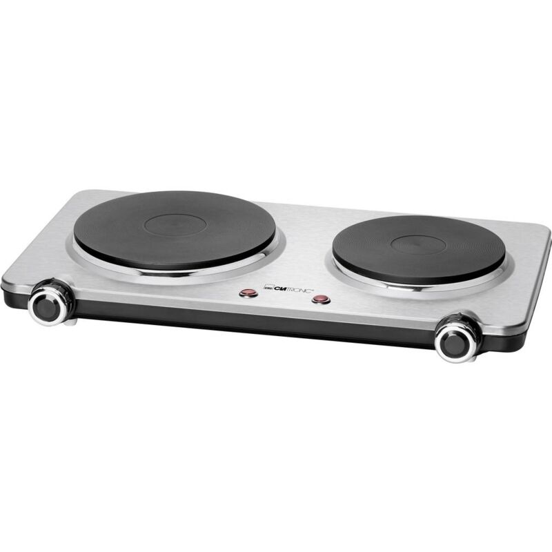 foto del prodotto clatronic dkp 3668 271722 doppia piastra di cottura 2 regolatori di temperatura indipendenti