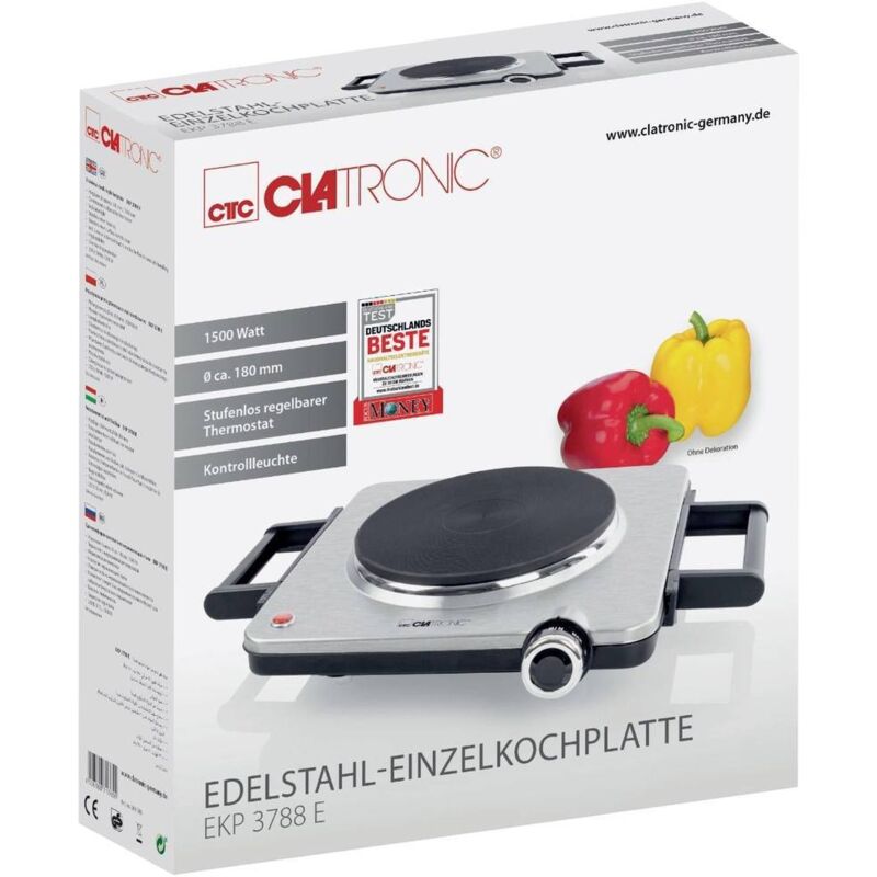 foto del prodotto clatronic ekp 3788 263986 piastra di cottura protezione da surriscaldamento