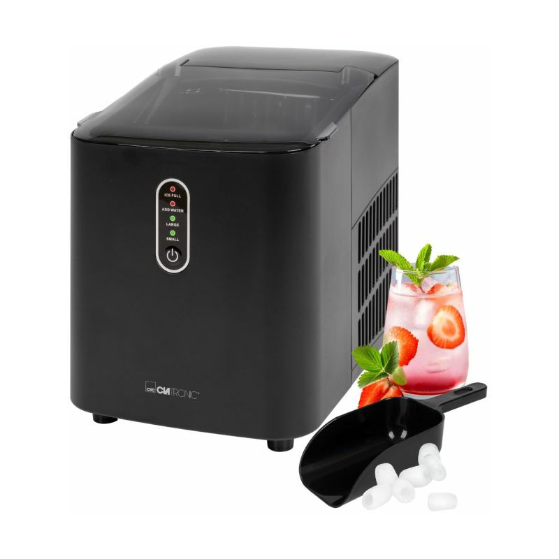 foto del prodotto clatronic ewb 3798 fabbricatore di ghiaccio de integrato indipendente 12 kg 24h 120 w nero