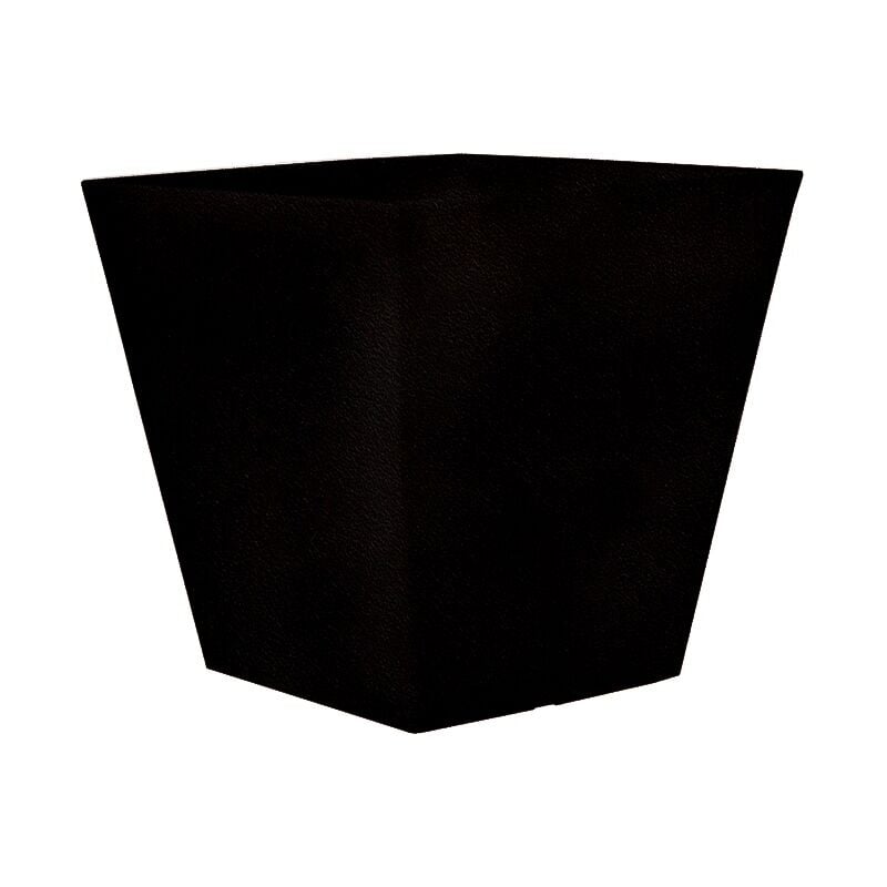 foto del prodotto clavel 30 fioriera quadrata da interno ed esterno per piante e fiori molto resistente al passare del tempo. realizzata in polietilene in spagna nero