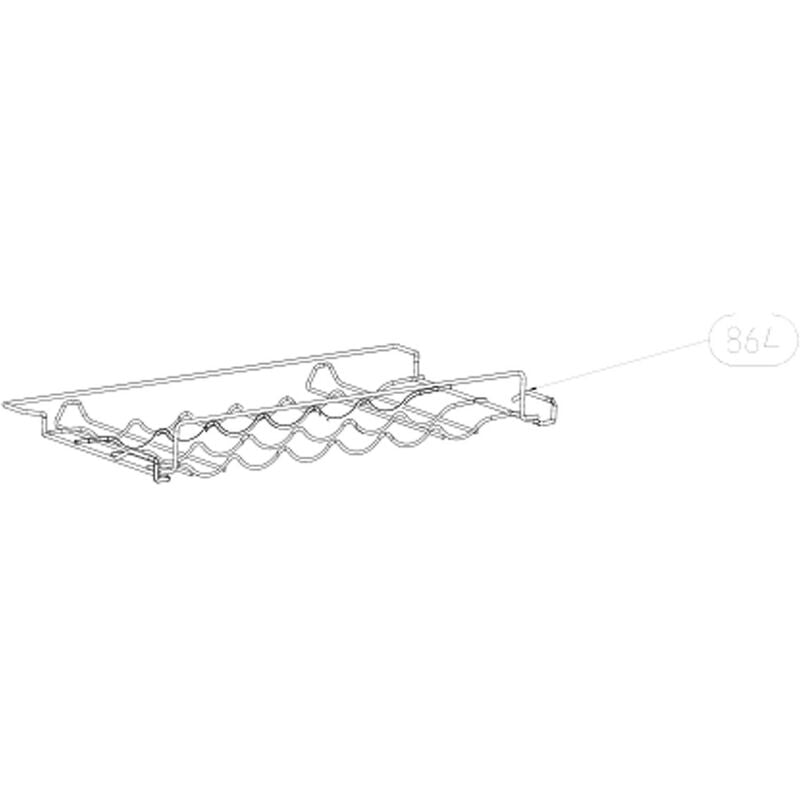 foto del prodotto clayette fils inox frigorifero, congelatore beko 353222