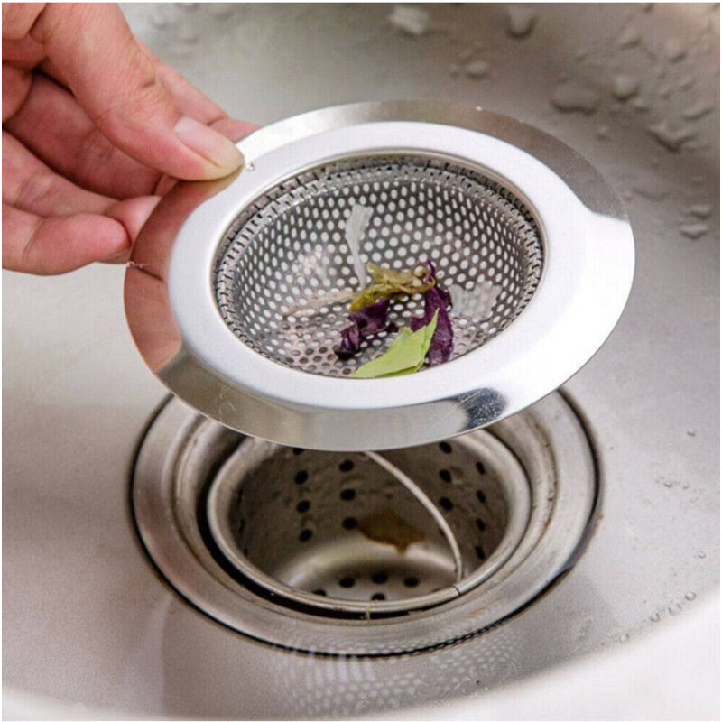 foto del prodotto cleafe 2 x filtri filtro per lavello cucina bagno doccia scarico lavandino 7 cm 79531 