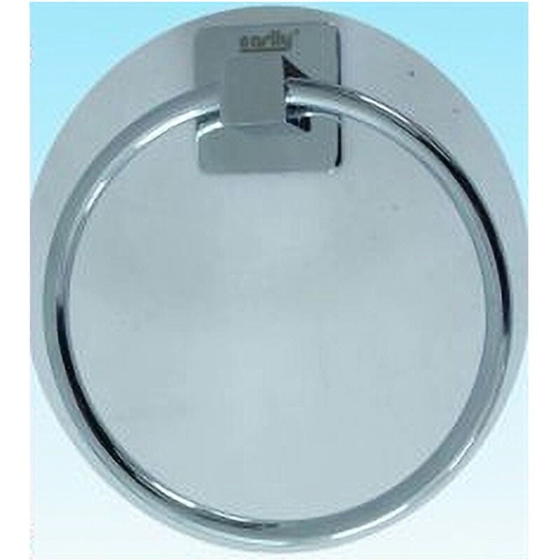 foto del prodotto cleafe anello porta asciugamano asciugamani a parete fissaggio viti cromato bagno 52203a 