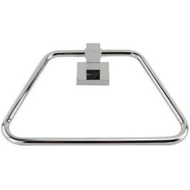 foto del prodotto cleafe anello porta asciugamano asciugamani fissaggio a parete bagno square 22 cm 59183 