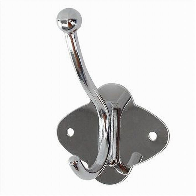 foto del prodotto cleafe appendino appendi abiti multiuso 1 gancio finitura cromo lucido 7.5x9.5cm 52669 