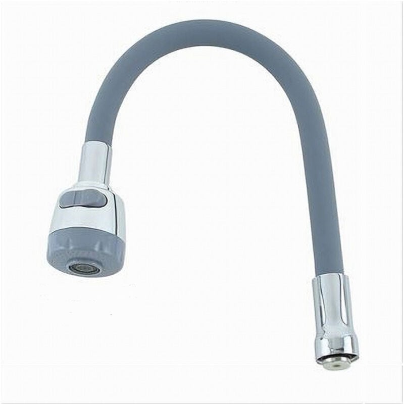 foto del prodotto cleafe canna ricambio miscelatore rompigetto rubinetto cucina flessibile grigio 87510 