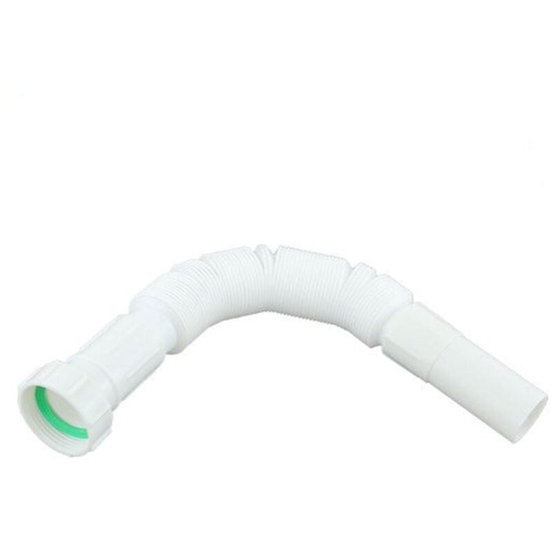 foto del prodotto cleafe canotto tubo scarico flessibile estensibile con testa plastica 1 1 4x32mm 59952 