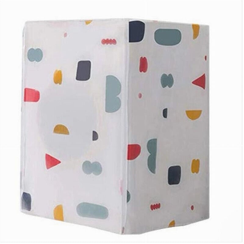 foto del prodotto cleafe coprilavatrice apertura carico frontale chiusura a zip 82x62x57cm telo pvc 59491 