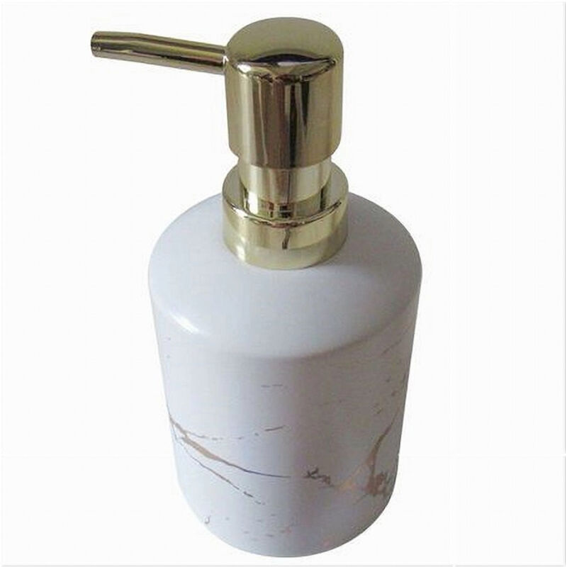 foto del prodotto cleafe dispenser per sapone liquido accessori arredo bagno dosatore effetto marmo 59885 