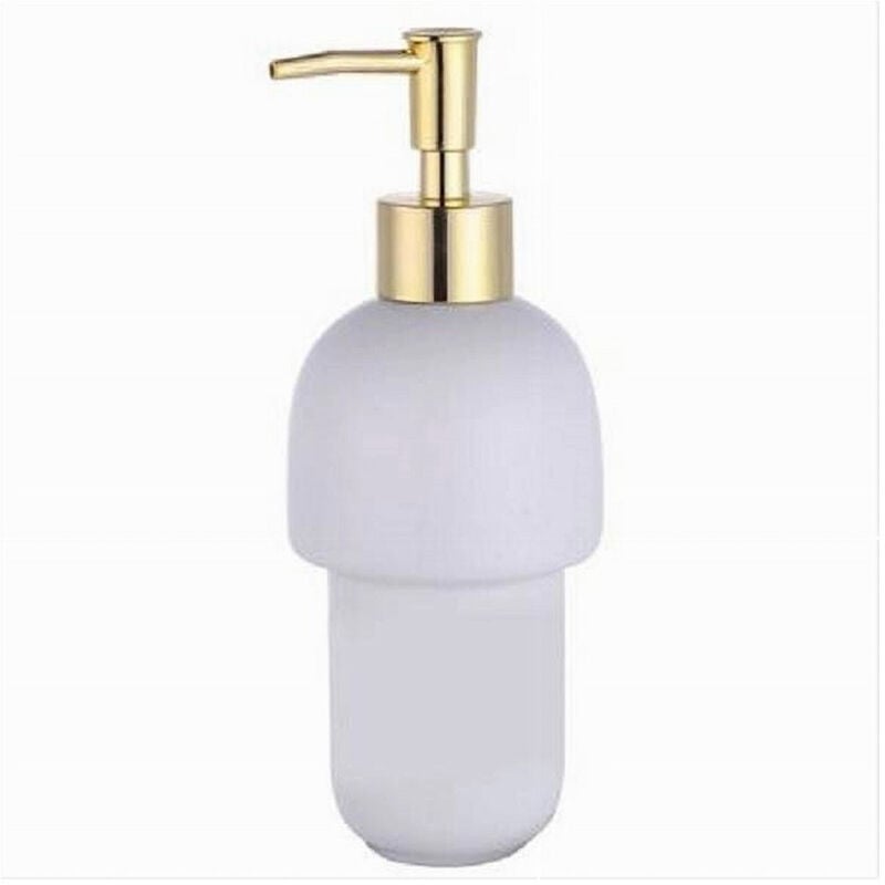 foto del prodotto cleafe dispenser porta sapone liquido per attacco a muro ricambio accessori bagno 59342 