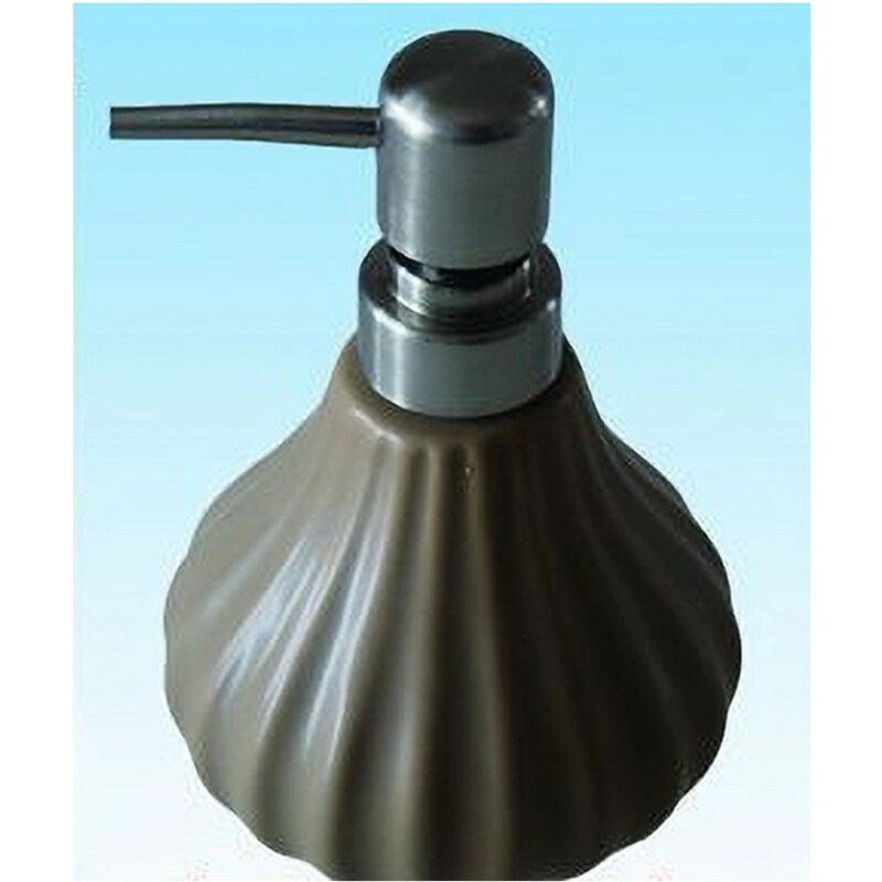 foto del prodotto cleafe dispenser porta sapone liquido portasapone rigato arredo bagno elegante 52414a 