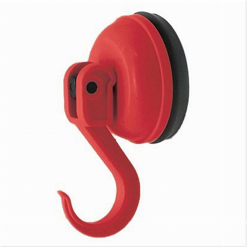 foto del prodotto cleafe gancio appendino attacco a ventosa rosso in pvc abs accessori bagno mobili 69928 