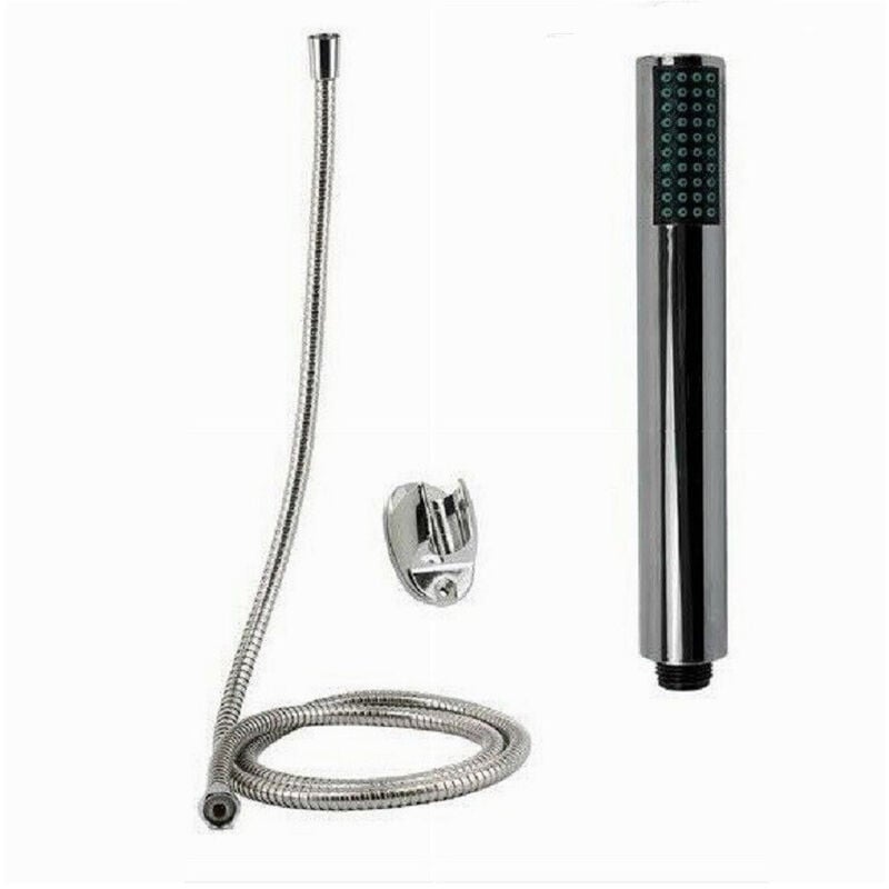 foto del prodotto cleafe - kit doccetta doccino stondata bagno soffione doccia laccio 1,8 mt staffa 69086 -