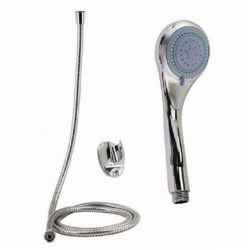 foto del prodotto cleafe kit doccetta multigetto doccino soffione doccia bagno laccio 1,5mt staffa 79978 