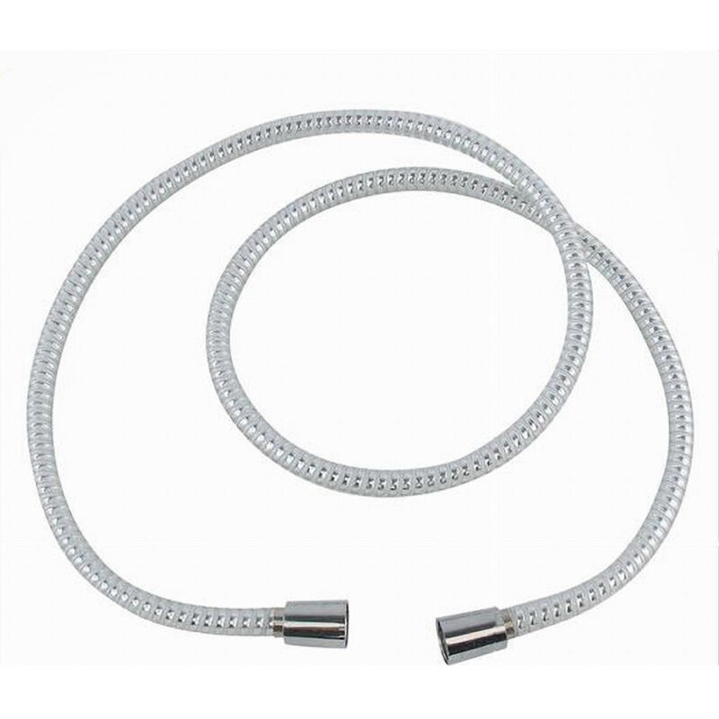 foto del prodotto cleafe laccio tubo flessibile doccia biflex cromo bianco universale lunghezza 2mt 87304 