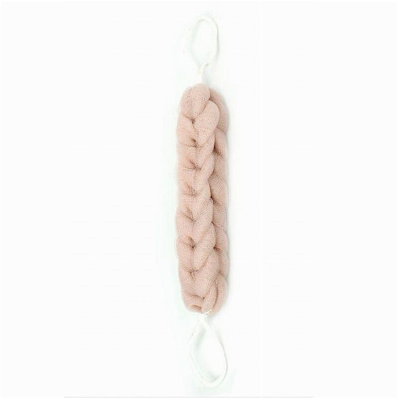 foto del prodotto cleafe lavaschiena spugna a rete esfoliante bagno doccia a treccia scrubber 79589 rosa 