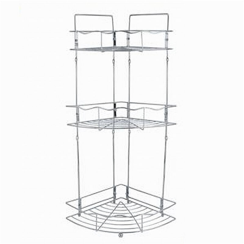 immagine 0 del prodotto cleafe mensola angolare doccia a 3 ripiani portaoggetti in metallo scaffale bagno 59260 