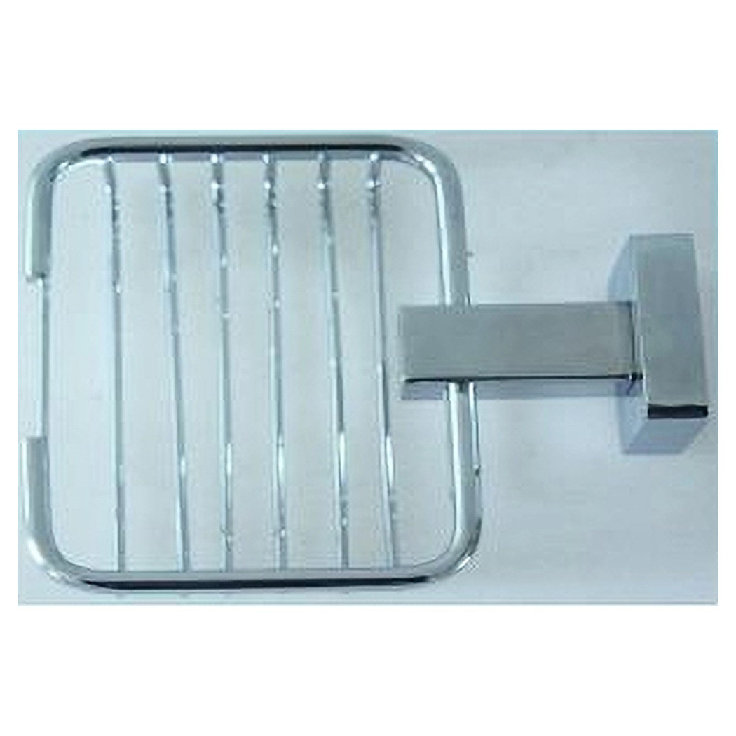 foto del prodotto cleafe mensola bagno doccia porta sapone saponetta quadrata fissaggio a parete 52206a 