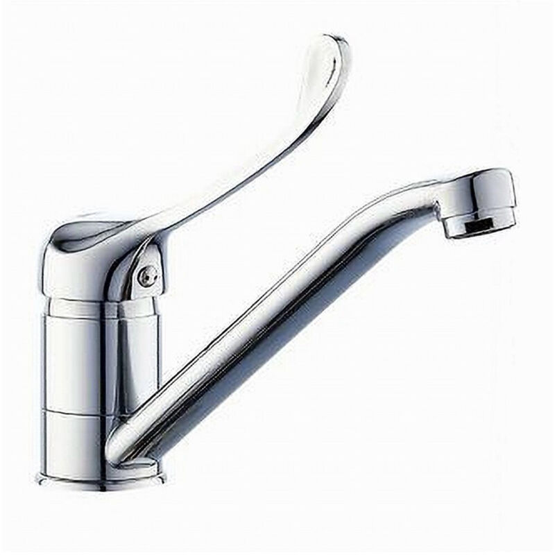 foto del prodotto cleafe miscelatore rubinetto per cucina lavandino lavello ottone cromato clinica 69206 