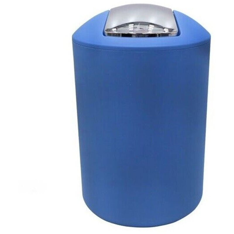 foto del prodotto cleafe pattumiera cestino secchio rifiuti gettacarte accessorio arredo bagno blu 69905 