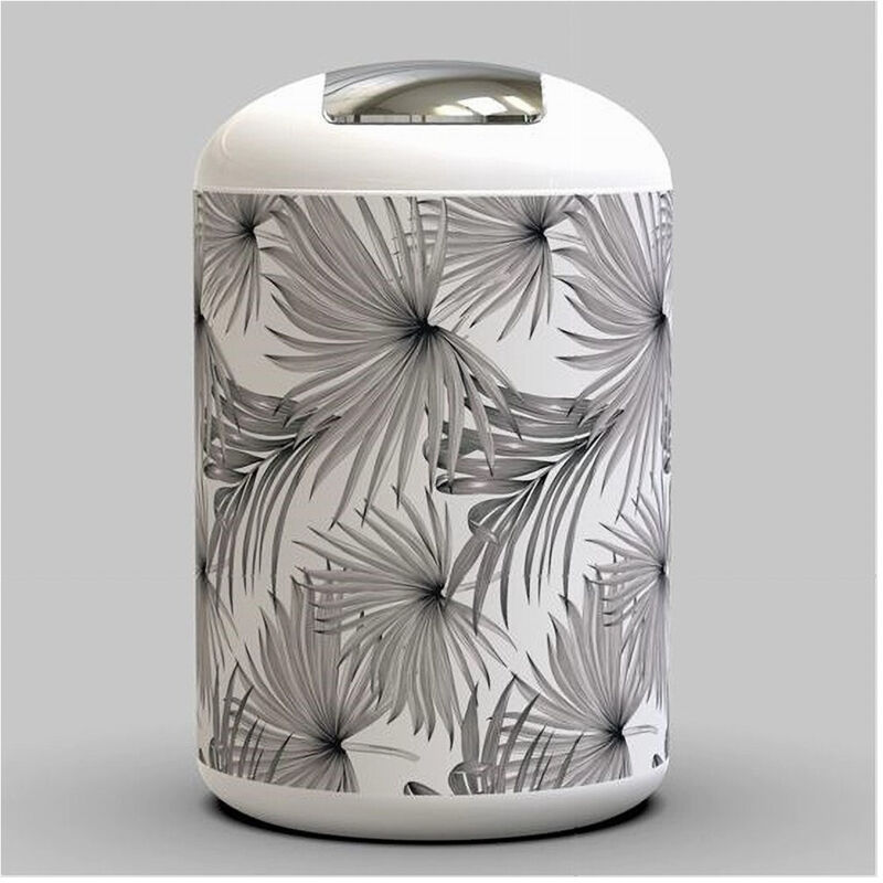 foto del prodotto cleafe - pattumiera cestino secchio rifiuti gettacarte accessorio bagno tropicale 87072 -