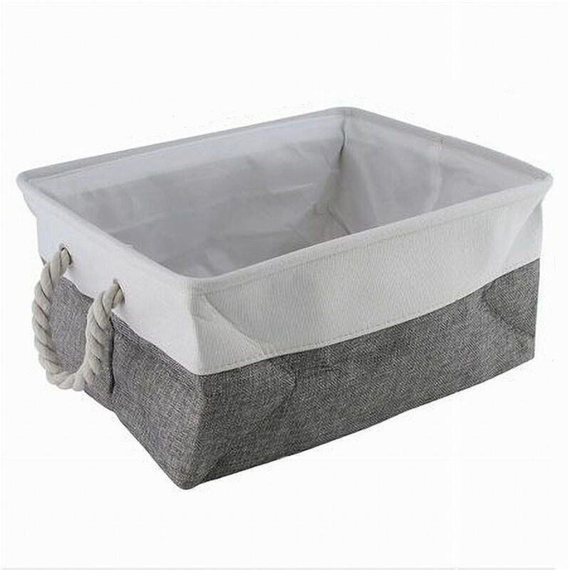 foto del prodotto cleafe porta biancheria in tessuto organizer con manici per vestiti sporchi bagno 10625 