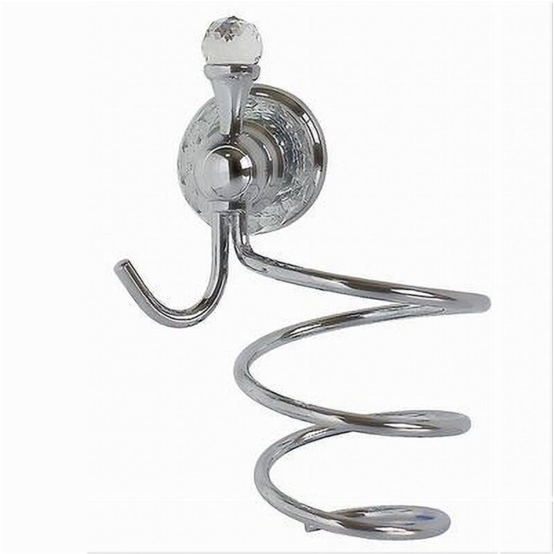 foto del prodotto cleafe porta phon asciugacapelli supporto montaggio a parete arredo bagno crystal 52833 