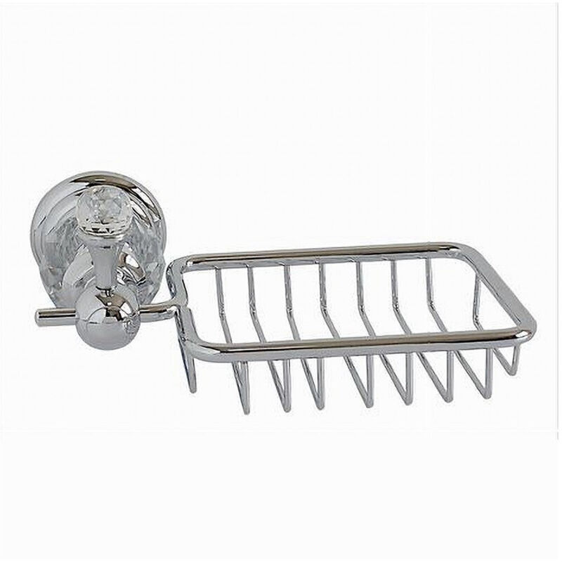 foto del prodotto cleafe porta sapone con mensola montaggio parete accessorio arredo bagno crystal 52824 