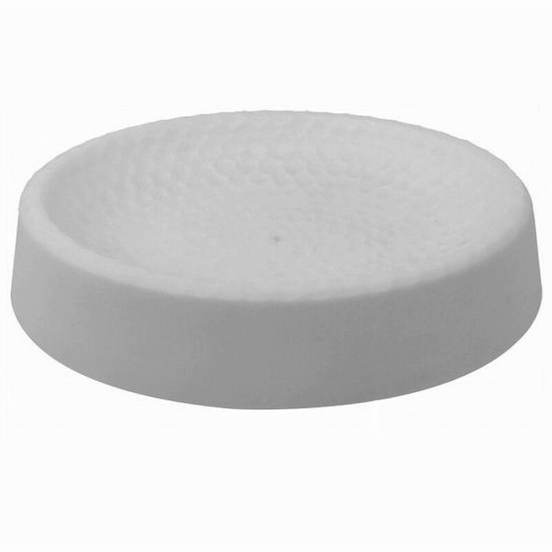 foto del prodotto cleafe porta sapone saponetta accessorio per arredo bagno colore bianco lavorato 79176 