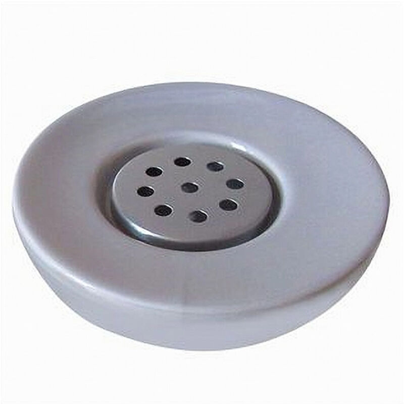 foto del prodotto cleafe porta sapone saponetta in ceramica con piastra accessorio arredo per bagno 59874 