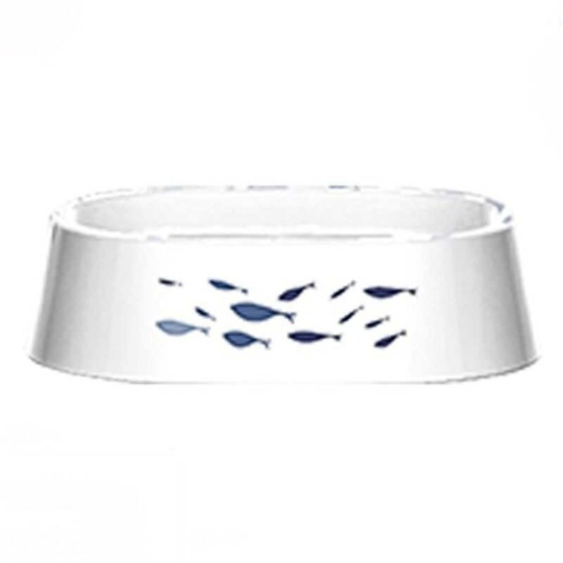 foto del prodotto cleafe portasapone saponetta pesciolini accessorio per bagno in plastica 13.2 cm 69883 