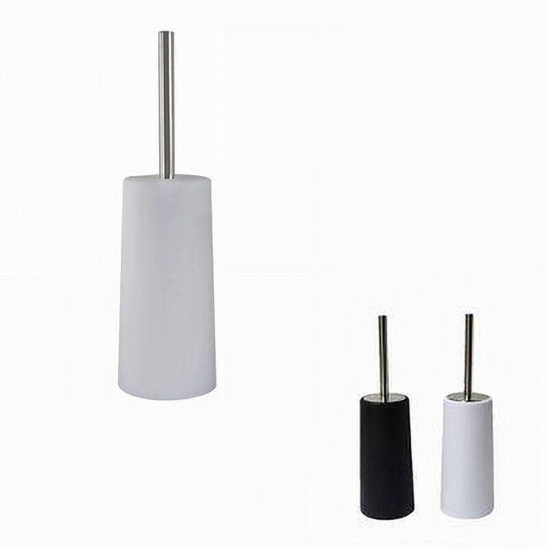 foto del prodotto cleafe portascopino da terra bagno toilette con scopino spazzola per wc 2 colori 62305 
