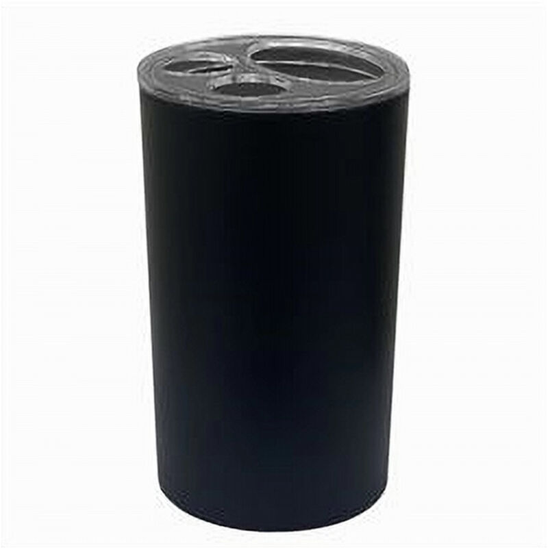 foto del prodotto cleafe portaspazzolini bicchiere dentifricio accessori arredo bagno nero a 3 fori 79194 
