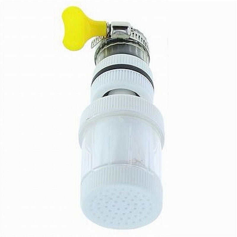 immagine 0 del prodotto cleafe rompigetto per rubinetto filtro acqua lavello per bagno cucina bianco 11cm 87488 