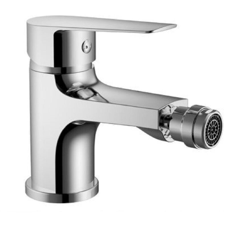 foto del prodotto cleafe rubinetto bidet miscelatore monocomando design moderno cromato classic cube87118 