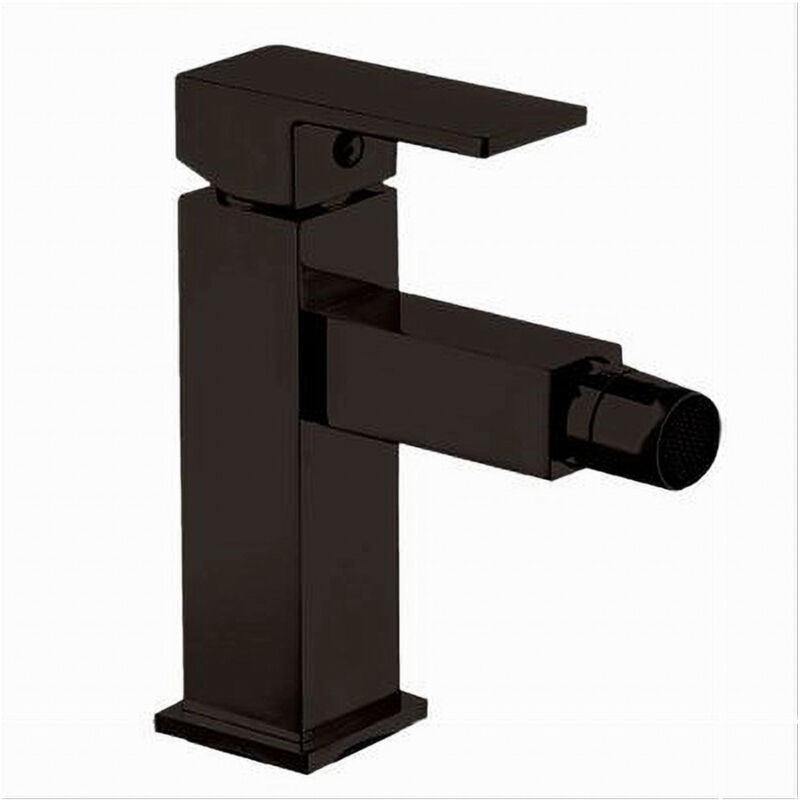 foto del prodotto cleafe rubinetto per bagno ultra moderno miscelatore orientabile bidet nero opaco 87208 