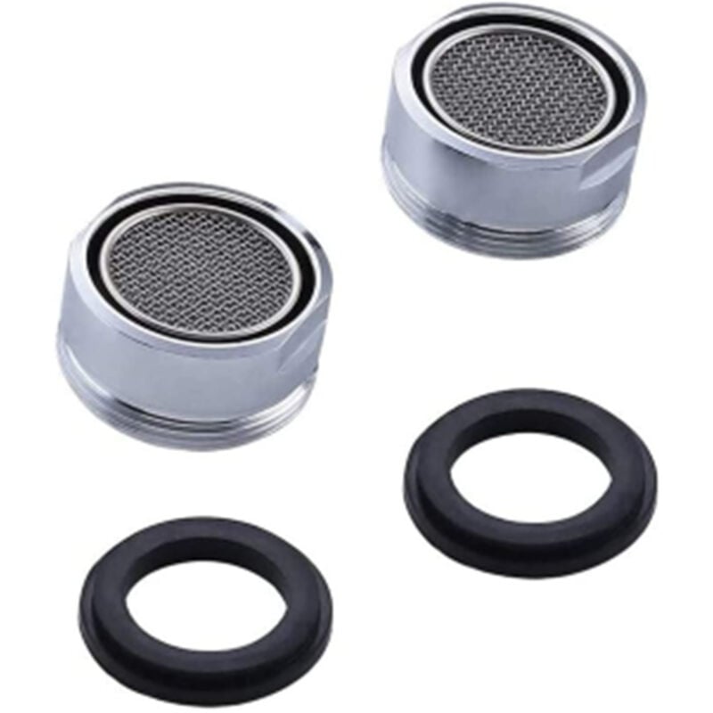 foto del prodotto cleafe set 2pz aeratore rubinetti filtro rompigetto lavandino bagno cucina m24 in ottone 87994 
