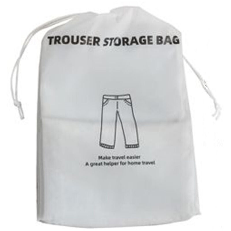 foto del prodotto cleafe set 3pz organizer viaggio casa borsa porta pantaloni 30x40cm sacco con coulisse 87706 