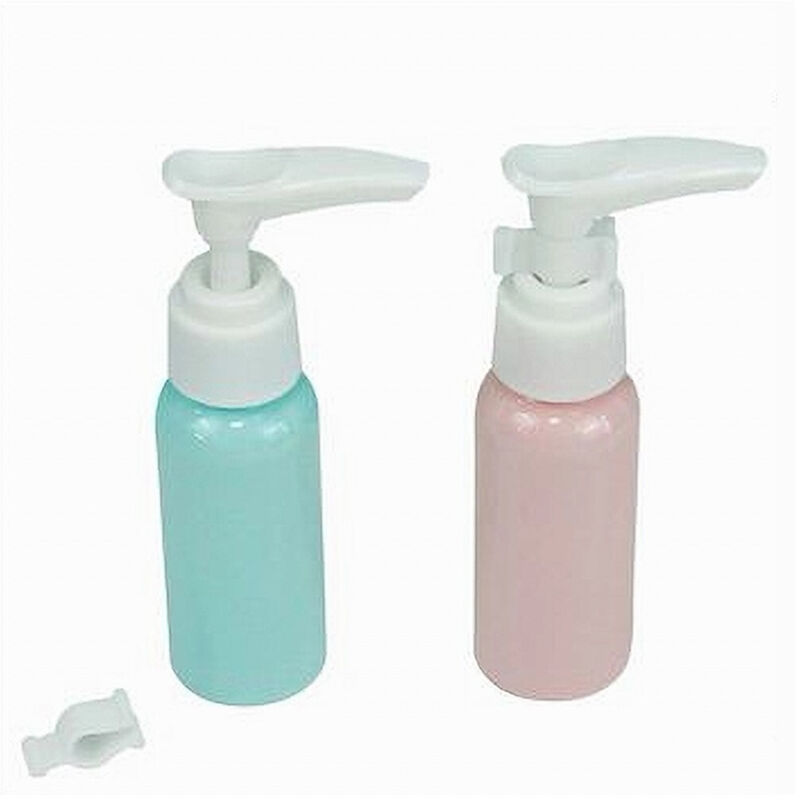 foto del prodotto cleafe set 4 pz bottiglia da viaggio flacone vuoto 35ml con erogatore per lozione 79376 