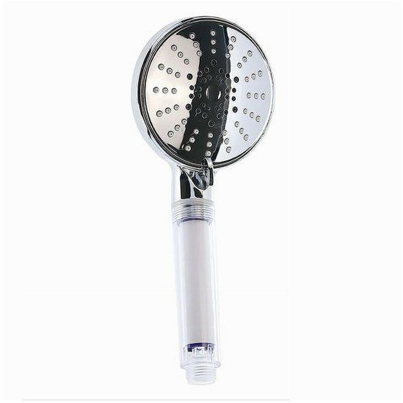 foto del prodotto cleafe soffione doccia doccetta multigetto rotondo 11x25 cm massaggio anticalcare 79699 