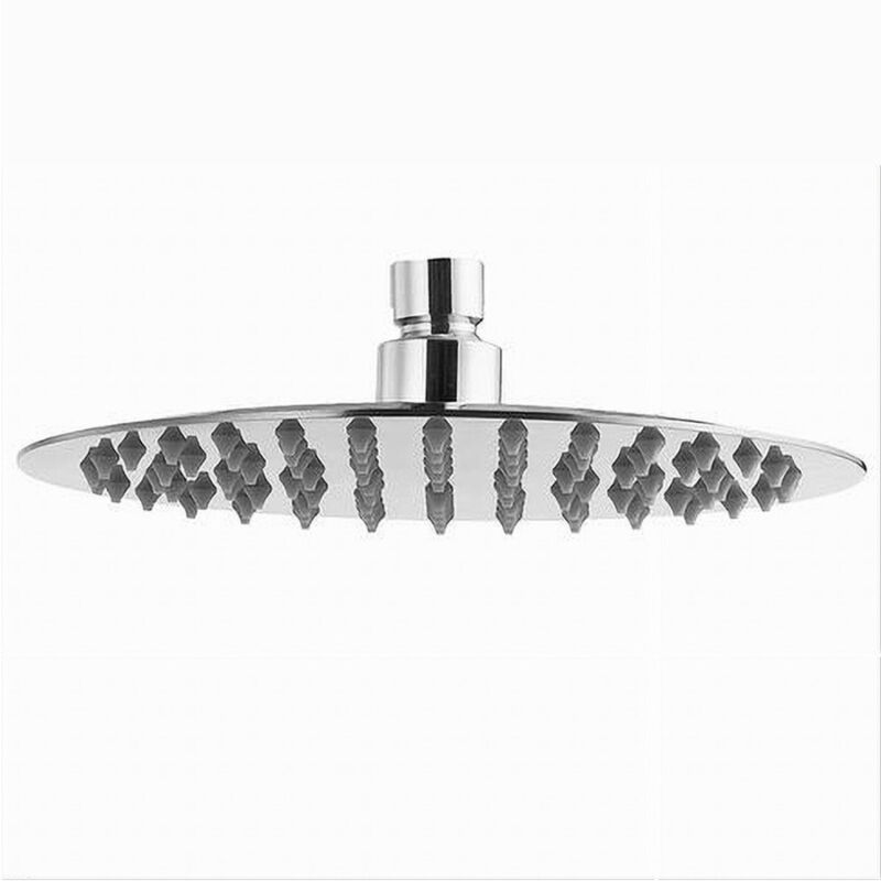 foto del prodotto cleafe soffione doccia slim ugelli fori bagno miscelatore rotondo 15 cm 59268 cromato 