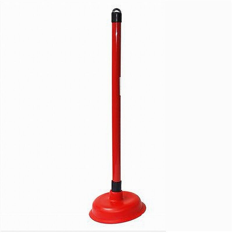 foto del prodotto cleafe sturalavandino in gomma plastica rosso scarico sbloccaggio per wc lavello 10118 