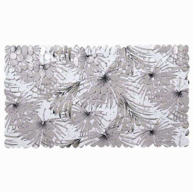 foto del prodotto cleafe tappeto in pvc con stampa tropicale antiscivolo vasca bagno doccia 67x36cm 87073 