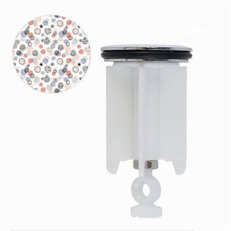 foto del prodotto cleafe tappo lavandino bagno lavabo bidet universale 40mm con motivo sfere astratte 87278 