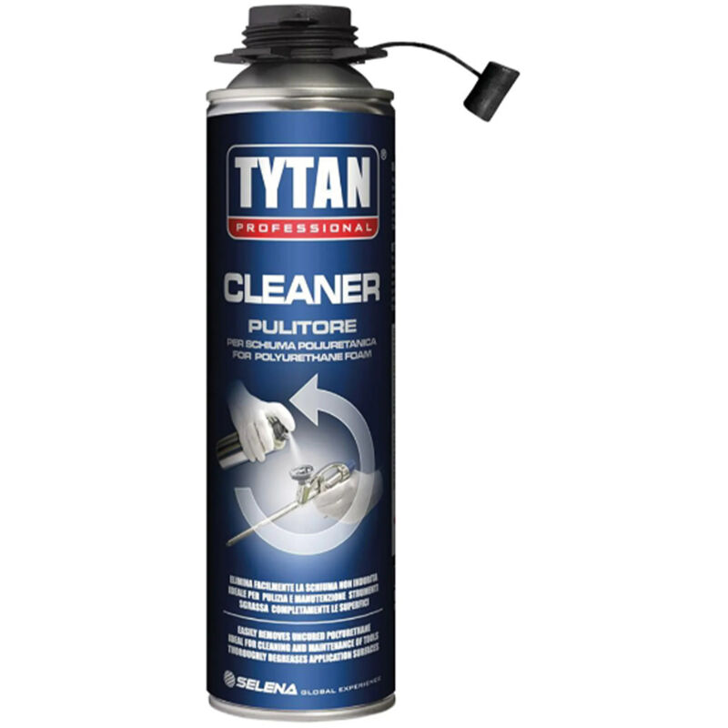 foto del prodotto cleaner pulitore per schiuma poliuretanica e adesivi pulizia pistole 500 ml tytan