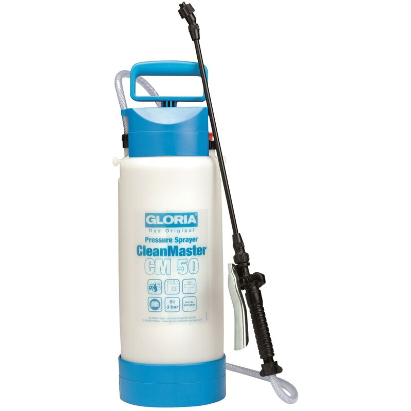 foto del prodotto cleanmaster, spruzzatore a pressione per pulizie, per acido alcali, 5 litri gloria