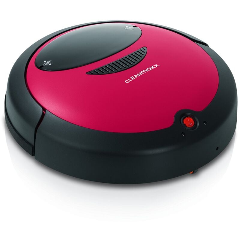 foto del prodotto cleanmaxx 09860 robot aspirapolvere con spatole in microfibra 2 in 1 robot aspirapolvere automatica e controllata a sensori pulizia dei pavimenti,