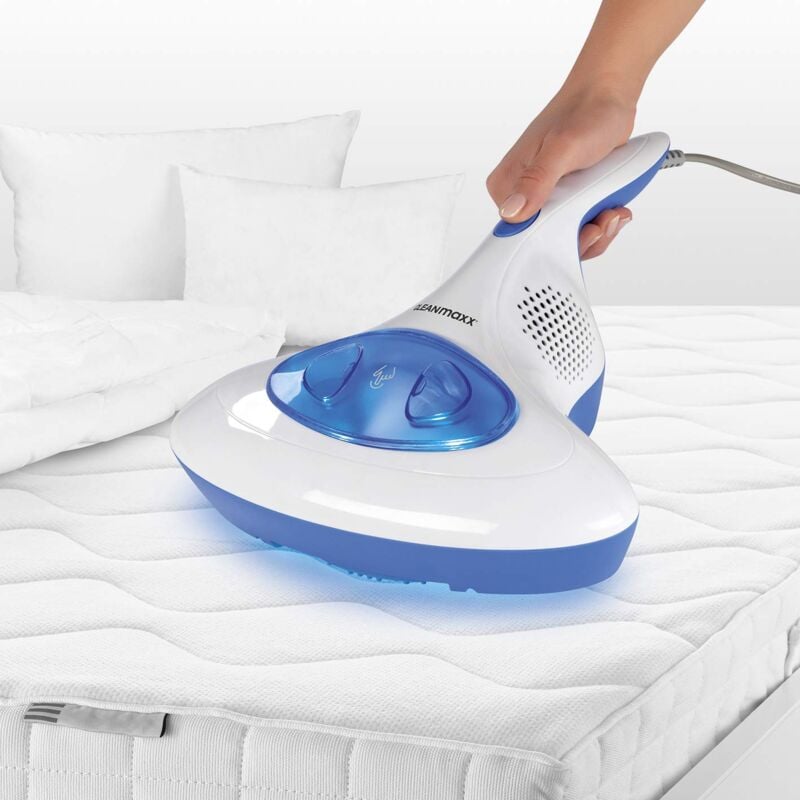 foto del prodotto cleanmaxx aspirapolvere per acari luce uv c sterilizzante aspirapolvere per materassi con filtro hepa, distrugge il 99,9 di tutti gli acari