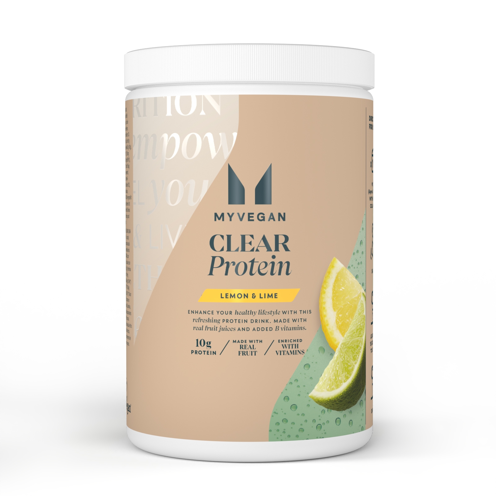 foto del prodotto clear vegan protein 20porzioni limone e lime