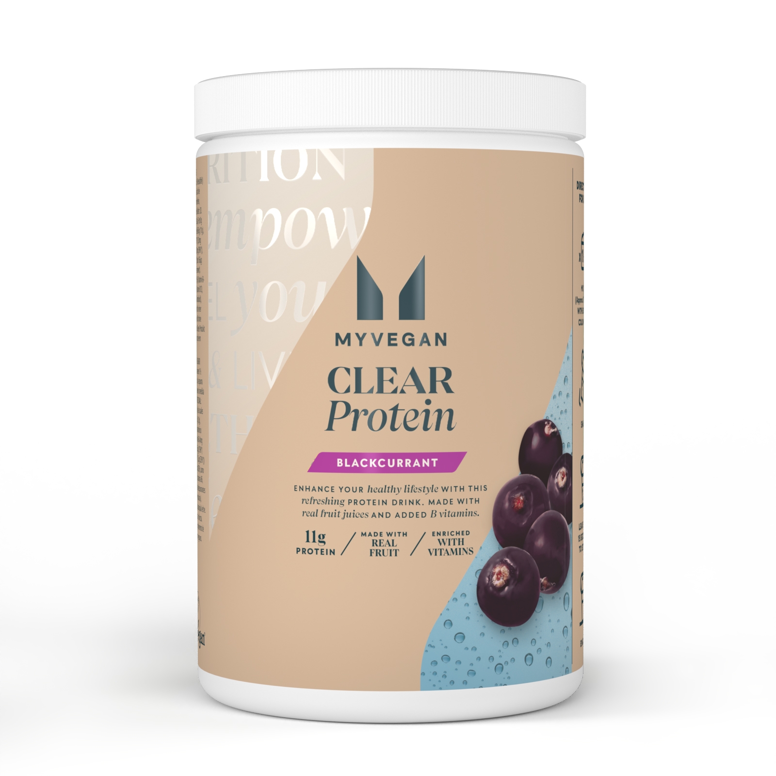 foto del prodotto clear vegan protein 20porzioni ribes nero